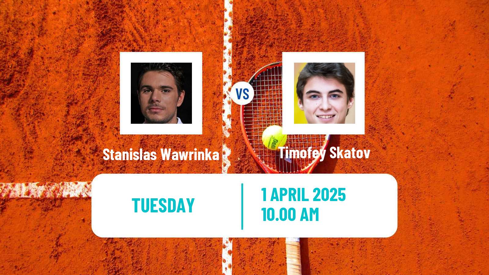 Tennis ATP Bucharest Stanislas Wawrinka - Timofey Skatov