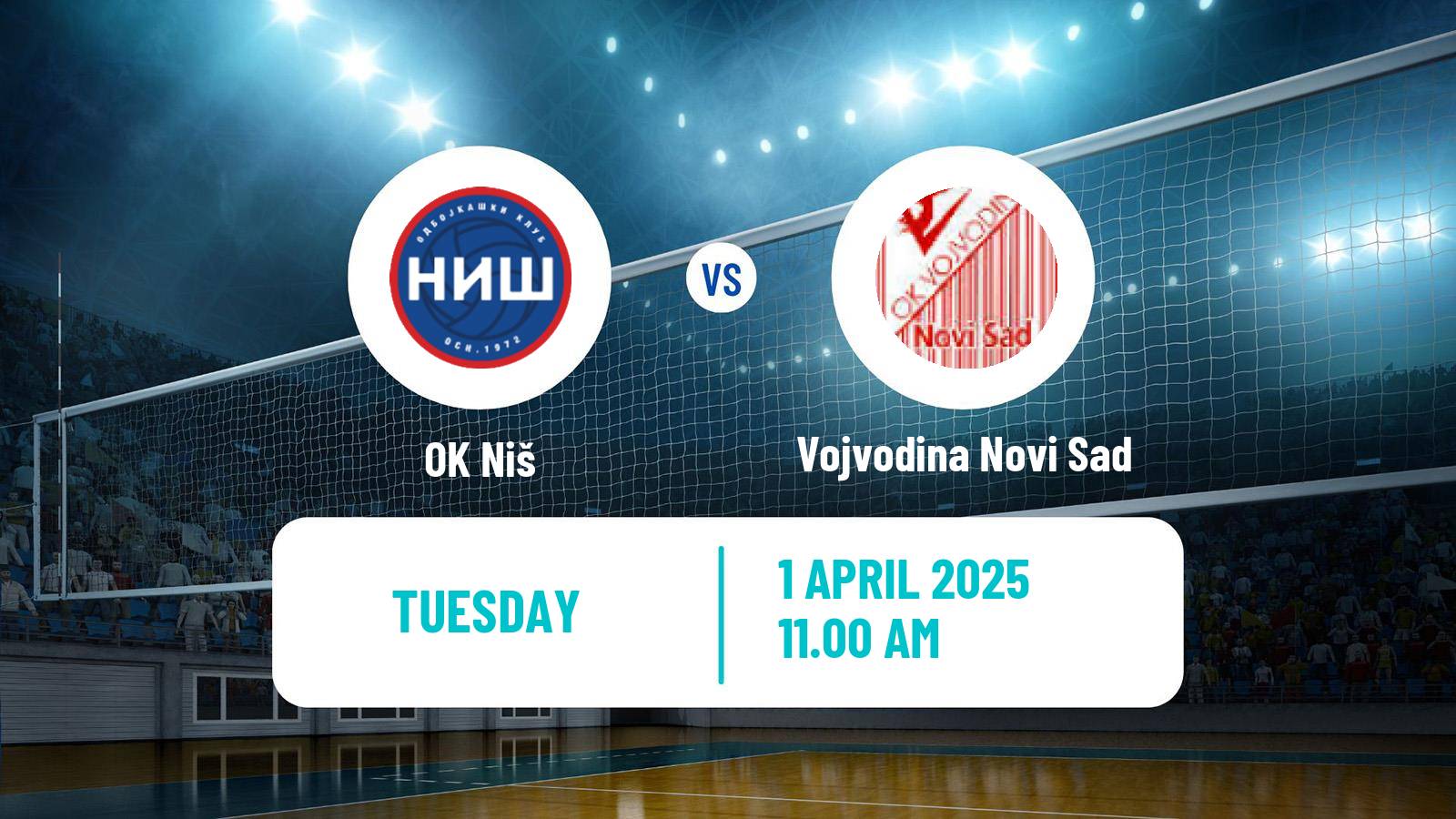 Volleyball Serbian Liga Volleyball Niš - Vojvodina Novi Sad