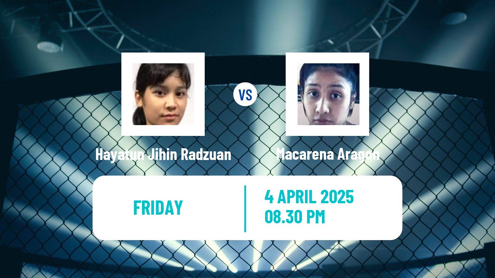 MMA Atomweight One Championship Women Hayatun Jihin Radzuan - Macarena Aragon