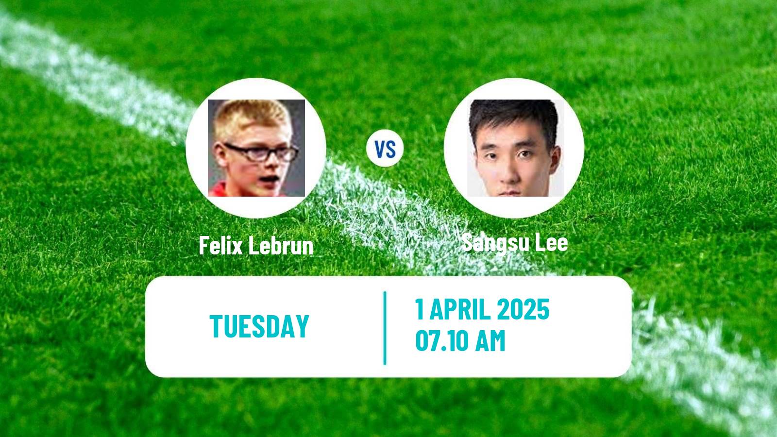 Table tennis Wtt Champions Incheon Men Felix Lebrun - Sangsu Lee