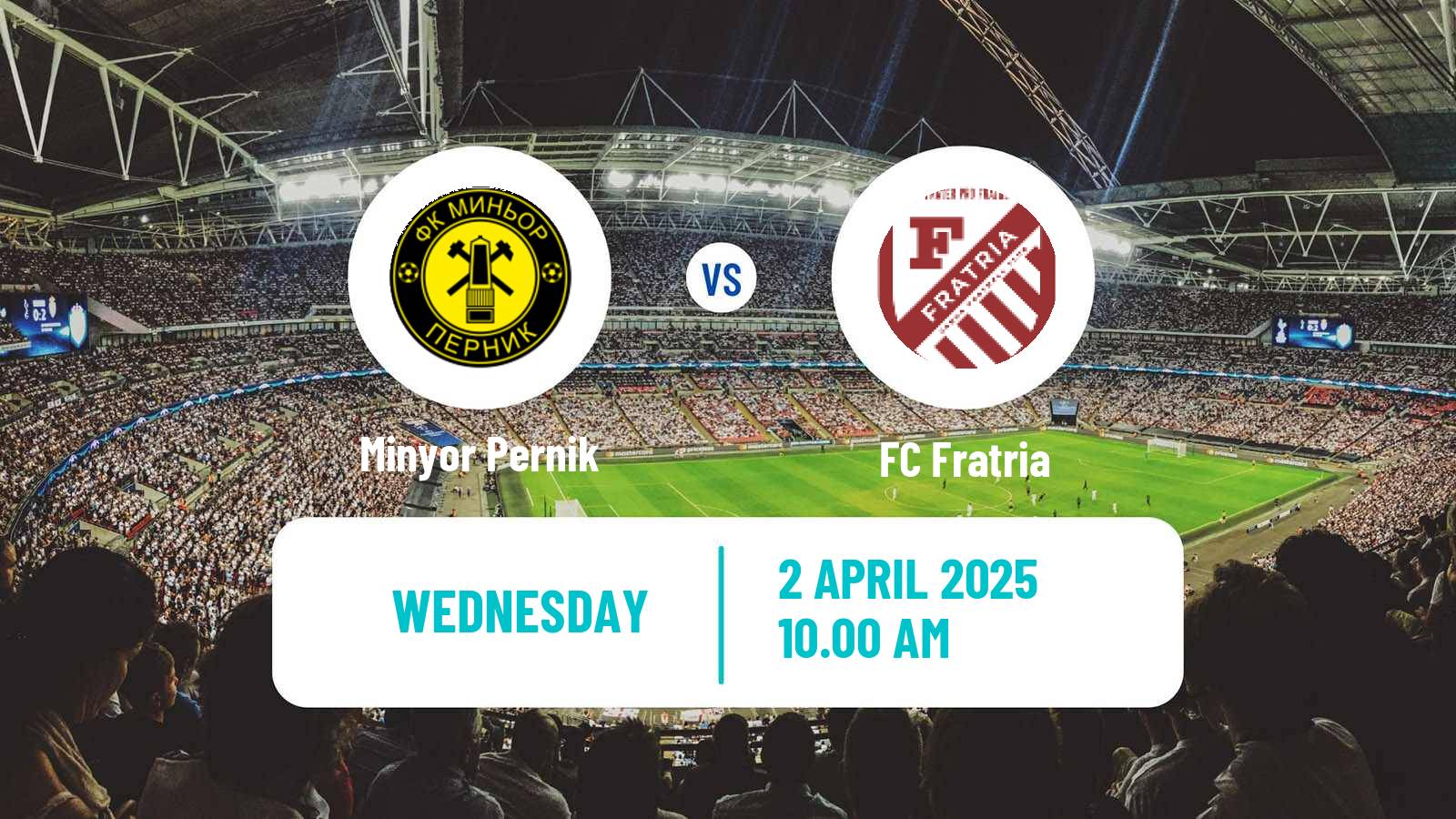 Soccer Bulgarian Vtora Liga Minyor Pernik - Fratria