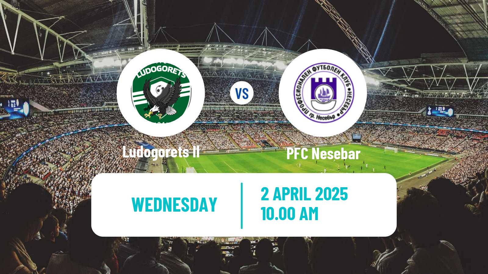 Soccer Bulgarian Vtora Liga Ludogorets II - Nesebar
