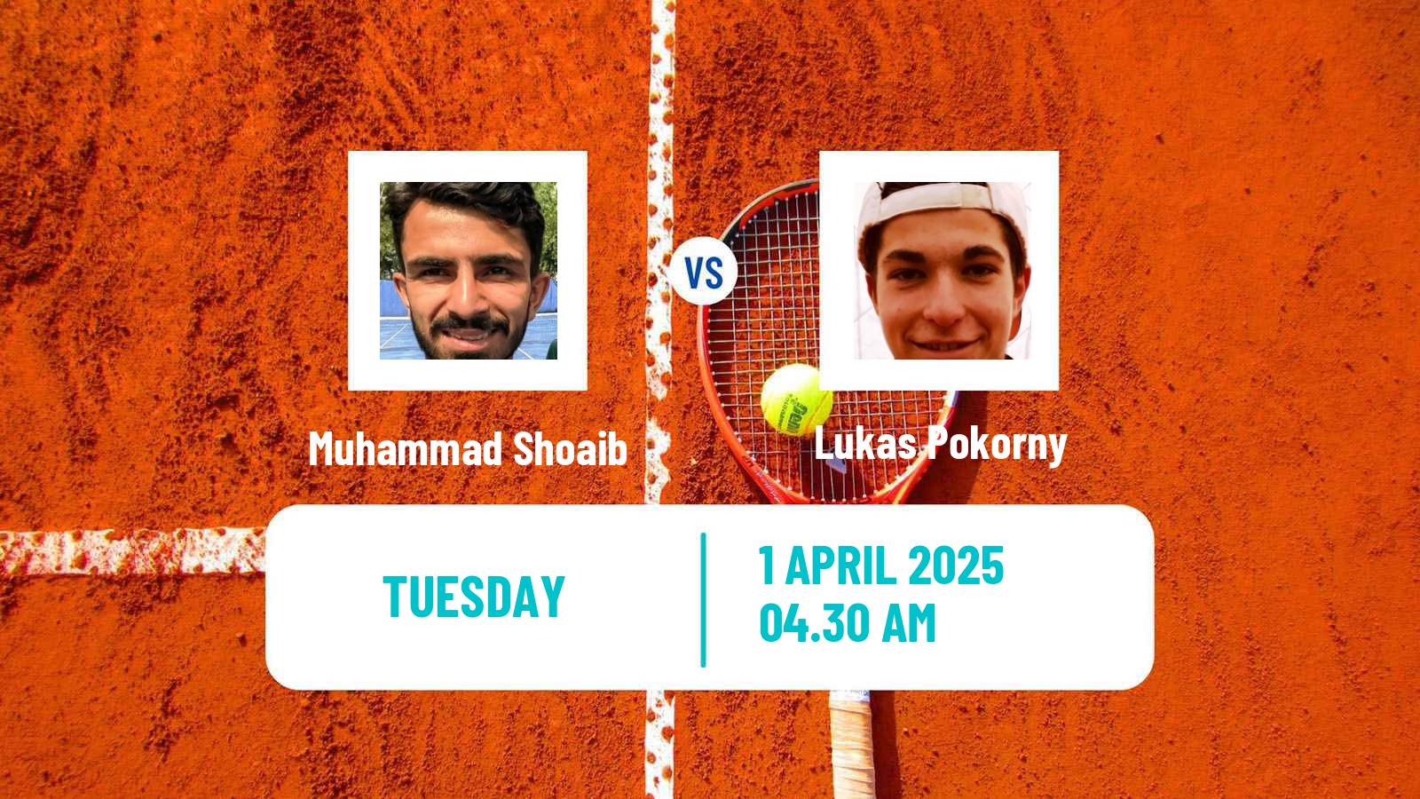 Tennis ITF M15 Monastir 53 Men Muhammad Shoaib - Lukas Pokorny