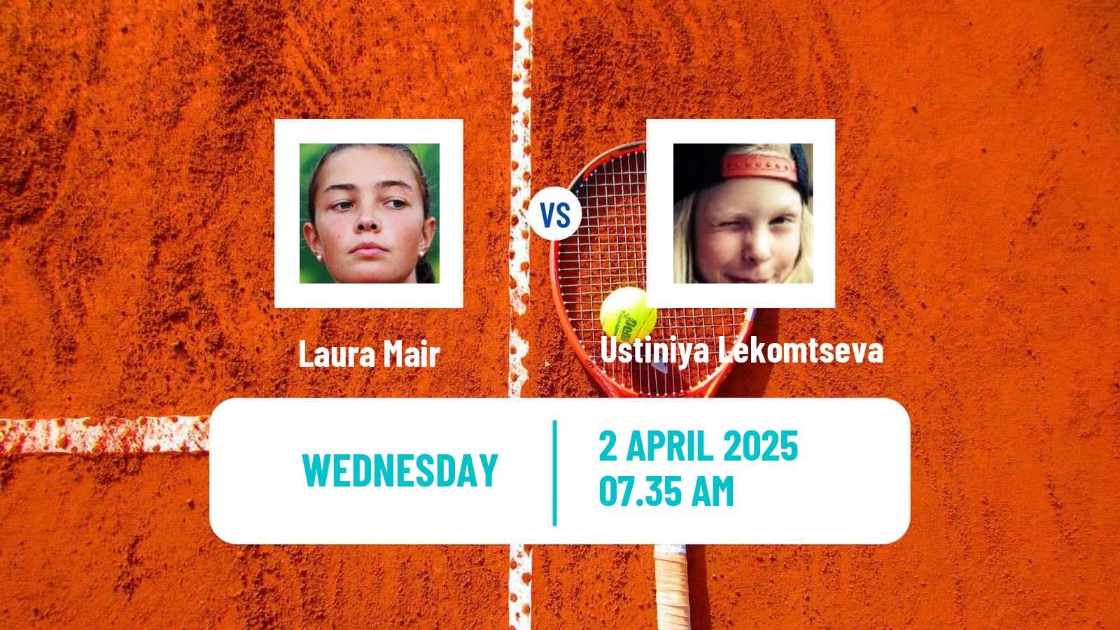 Tennis ITF W15 Antalya 9 Women Laura Mair - Ustiniya Lekomtseva