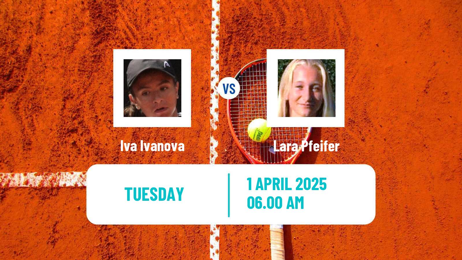 Tennis ITF W15 Monastir 51 Women Iva Ivanova - Lara Pfeifer
