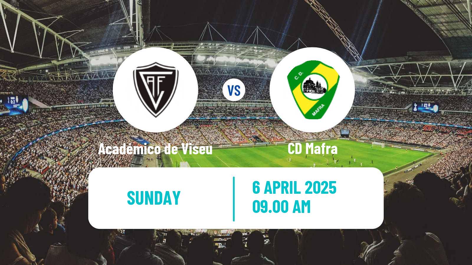 Soccer Portuguese Liga 2 Académico de Viseu - Mafra