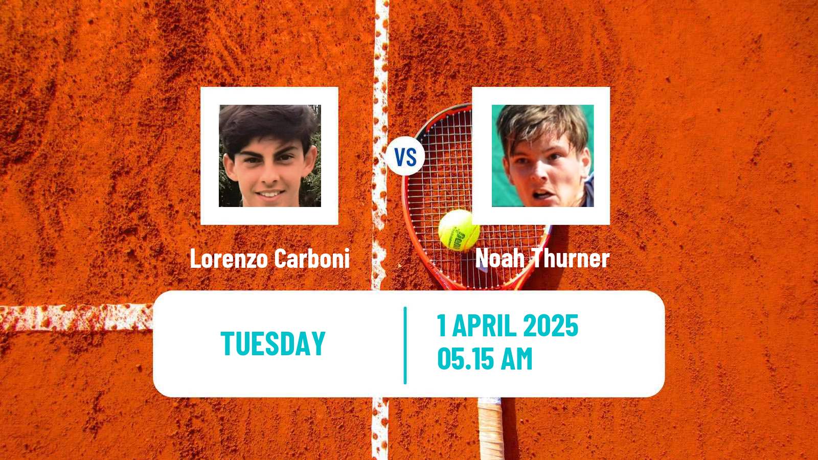 Tennis ITF M25 Santa Margherita Di Pula Men Lorenzo Carboni - Noah Thurner