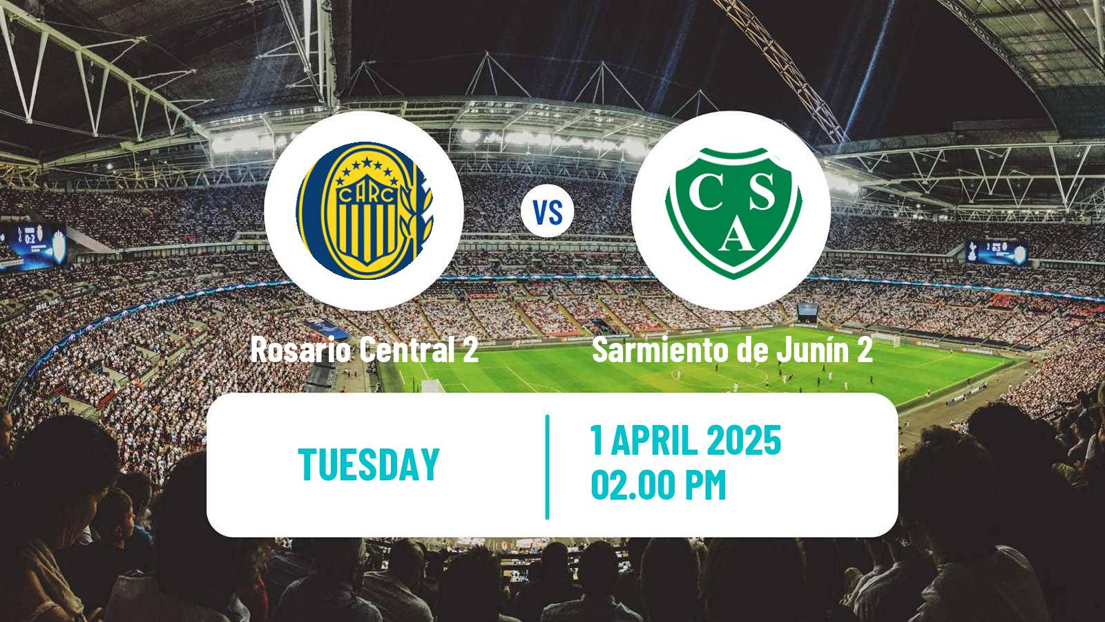 Soccer Argentinian Reserve League Rosario Central 2 - Sarmiento de Junín 2