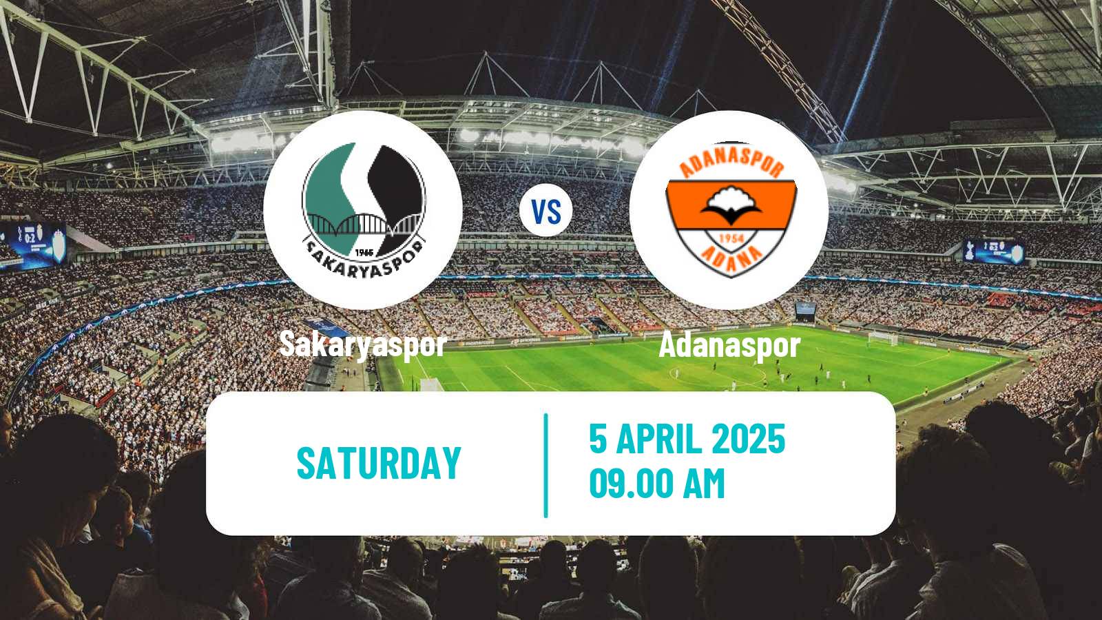 Soccer Turkish First League Sakaryaspor - Adanaspor