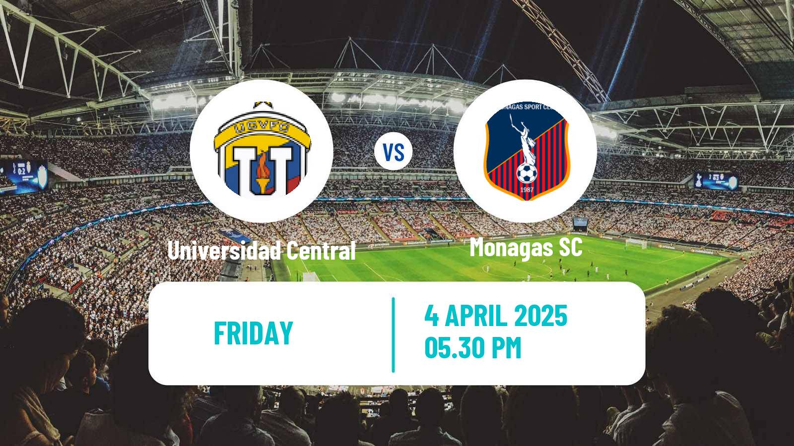 Soccer Venezuelan Primera Division Universidad Central - Monagas