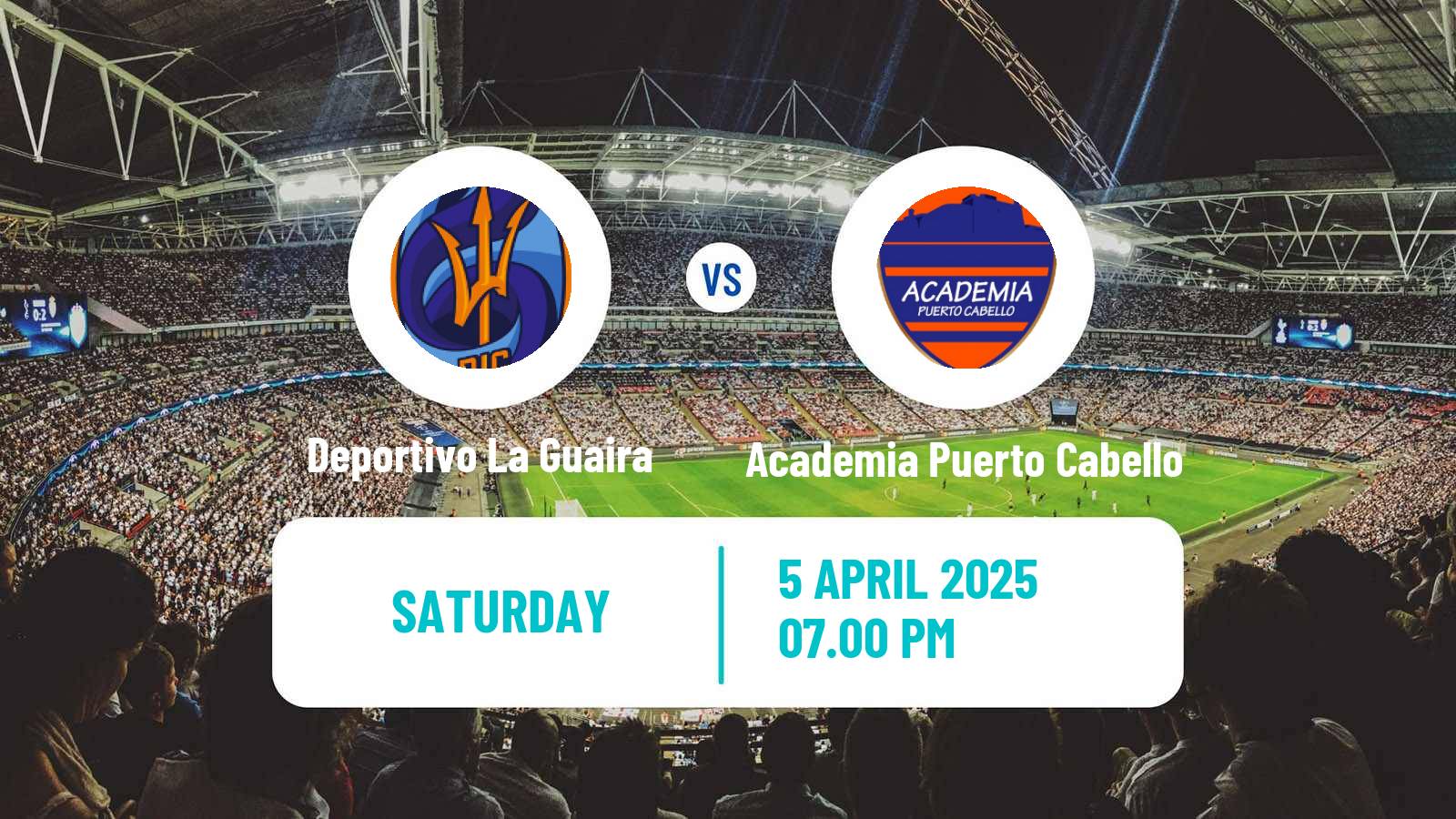 Soccer Venezuelan Primera Division Deportivo La Guaira - Academia Puerto Cabello