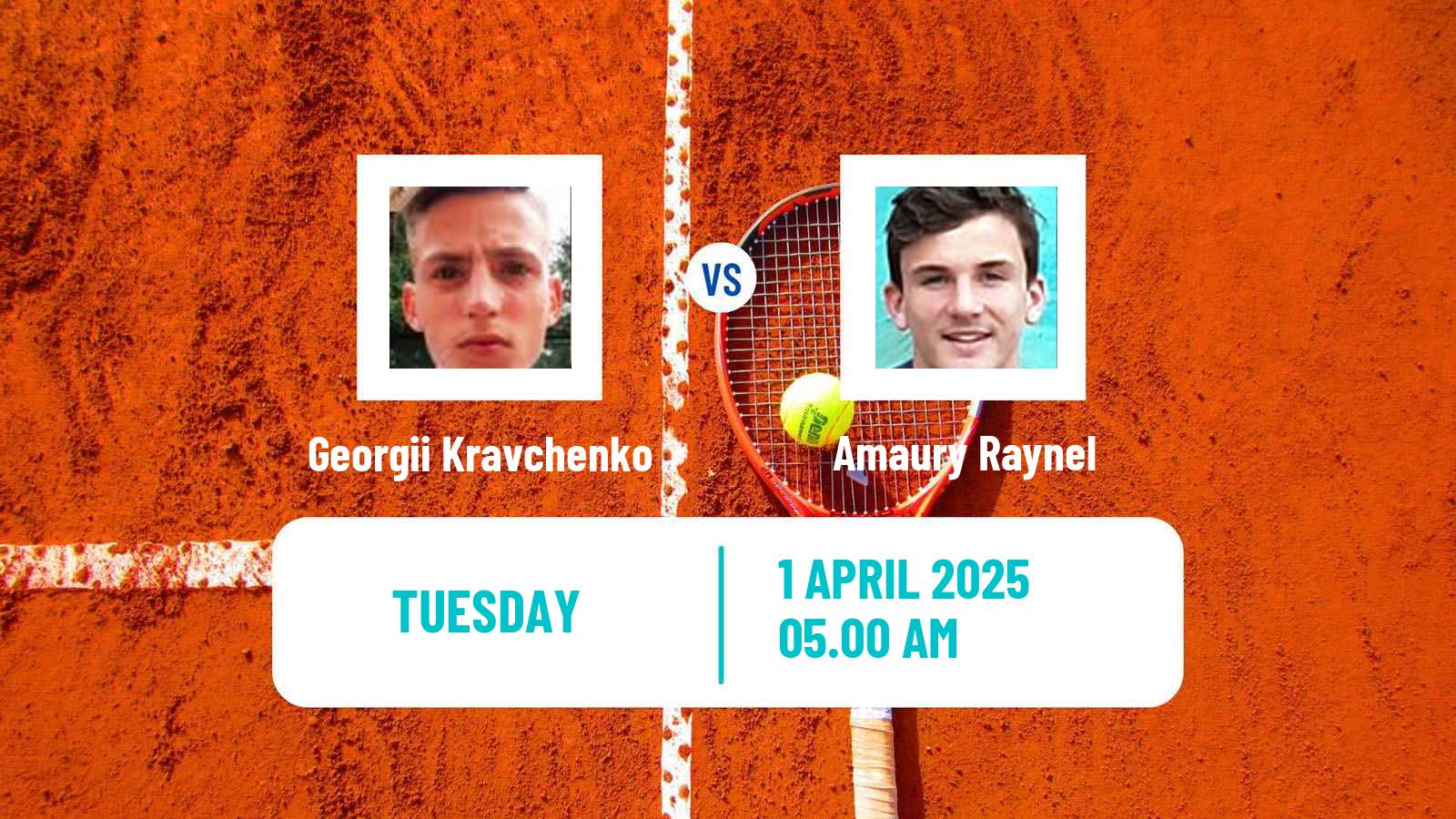 Tennis ITF M15 Lons Le Saunier Men Georgii Kravchenko - Amaury Raynel