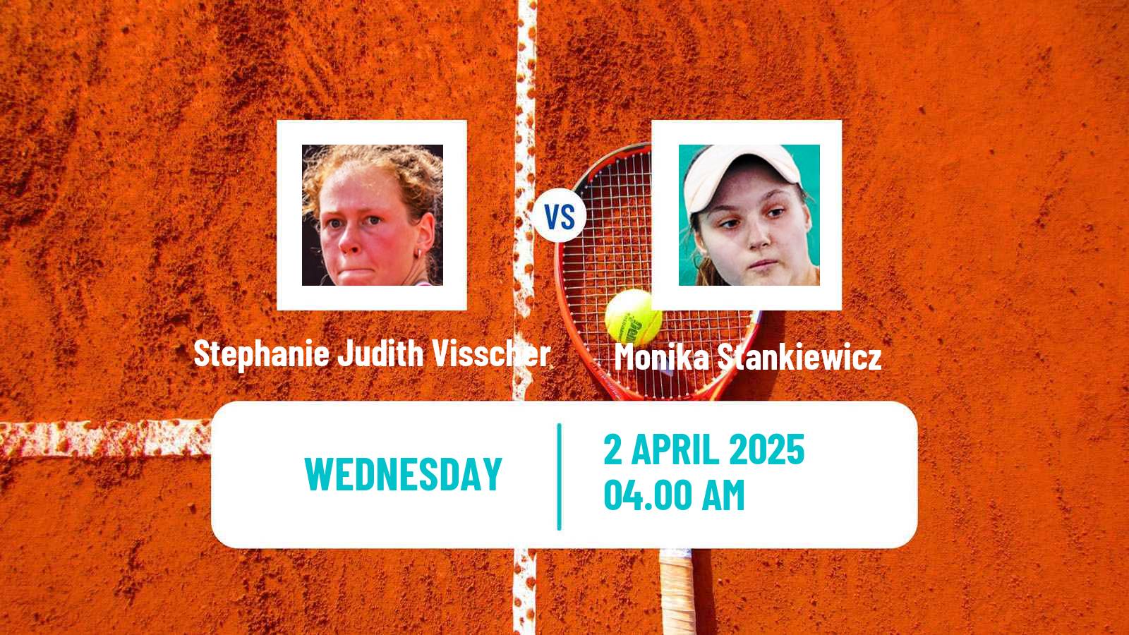 Tennis ITF W50 Bujumbura 2 Women Stephanie Judith Visscher - Monika Stankiewicz