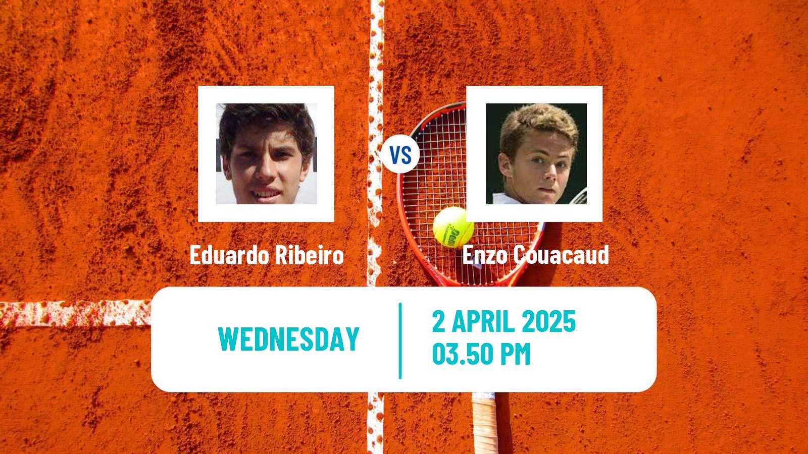 Tennis Campinas Challenger Men Eduardo Ribeiro - Enzo Couacaud