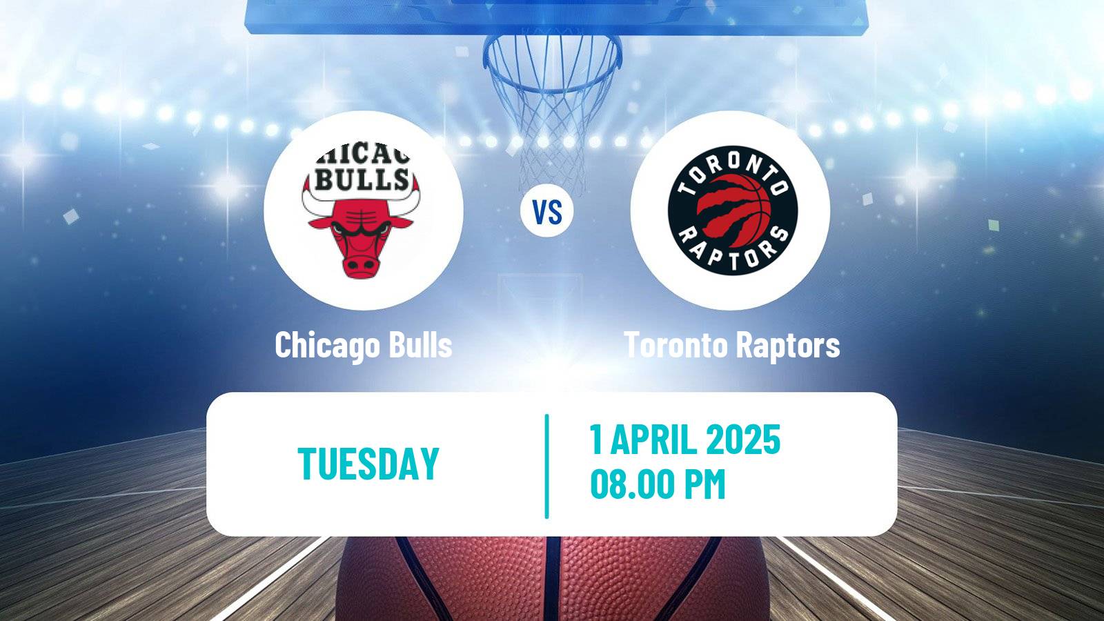Basketball NBA Chicago Bulls - Toronto Raptors