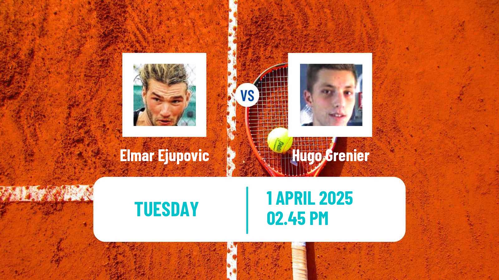 Tennis Morelos Challenger Men Elmar Ejupovic - Hugo Grenier