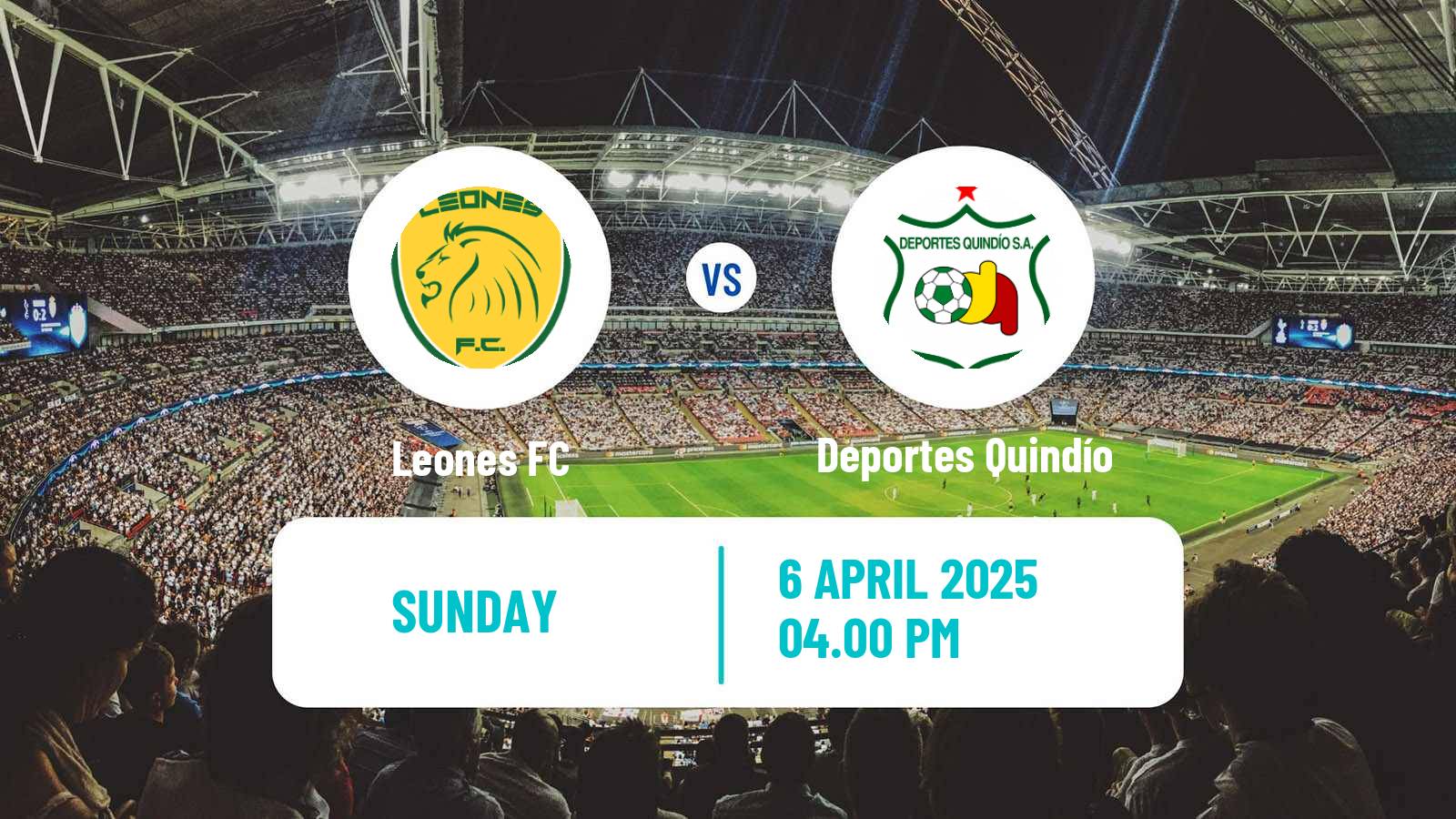 Soccer Colombian Primera B Leones - Deportes Quindío