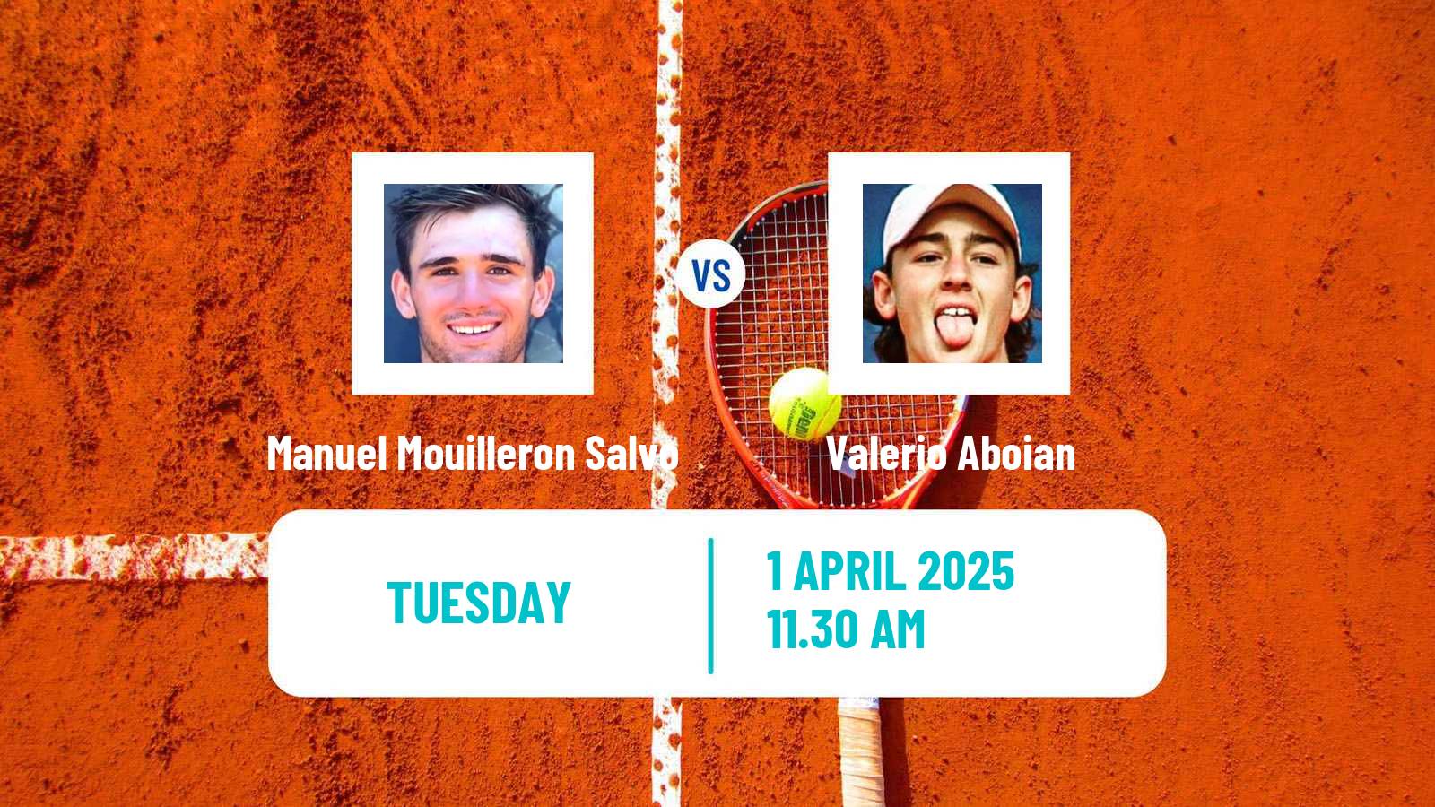 Tennis ITF M25 Chacabuco Men Manuel Mouilleron Salvo - Valerio Aboian