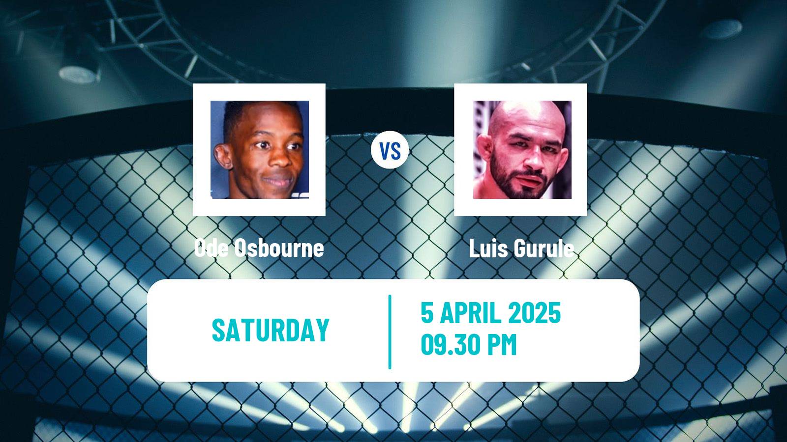 MMA Flyweight UFC Men Ode Osbourne - Luis Gurule