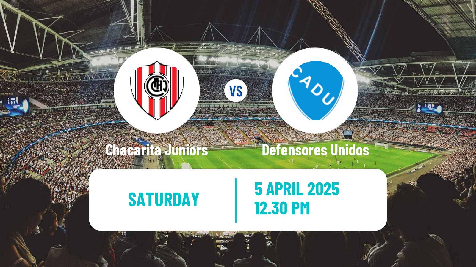 Soccer Argentinian Primera Nacional Chacarita Juniors - Defensores Unidos