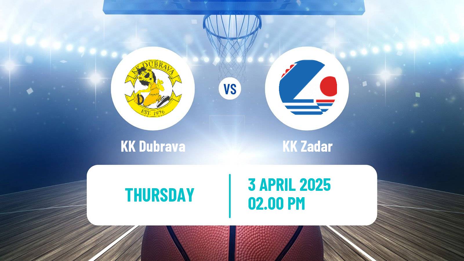 Basketball Croatian Premijer Liga Basketball Dubrava - KK Zadar