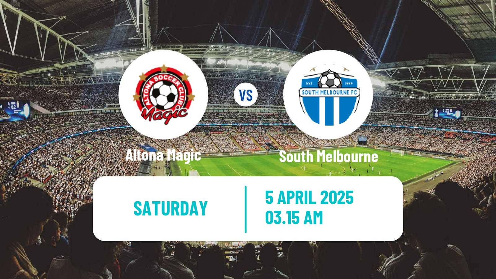 Soccer Australian NPL Victoria Altona Magic - South Melbourne