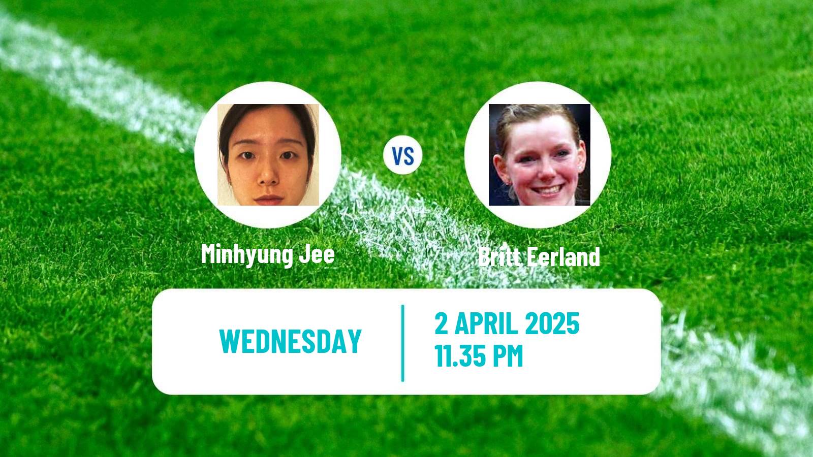 Table tennis Wtt Champions Incheon Women Minhyung Jee - Britt Eerland