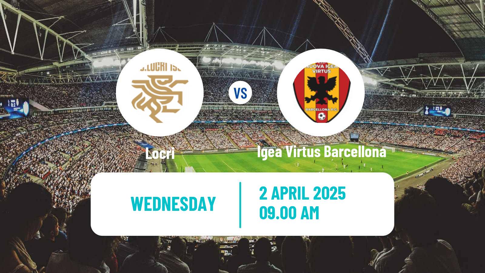 Soccer Italian Serie D - Group I Locri - Igea Virtus Barcellona