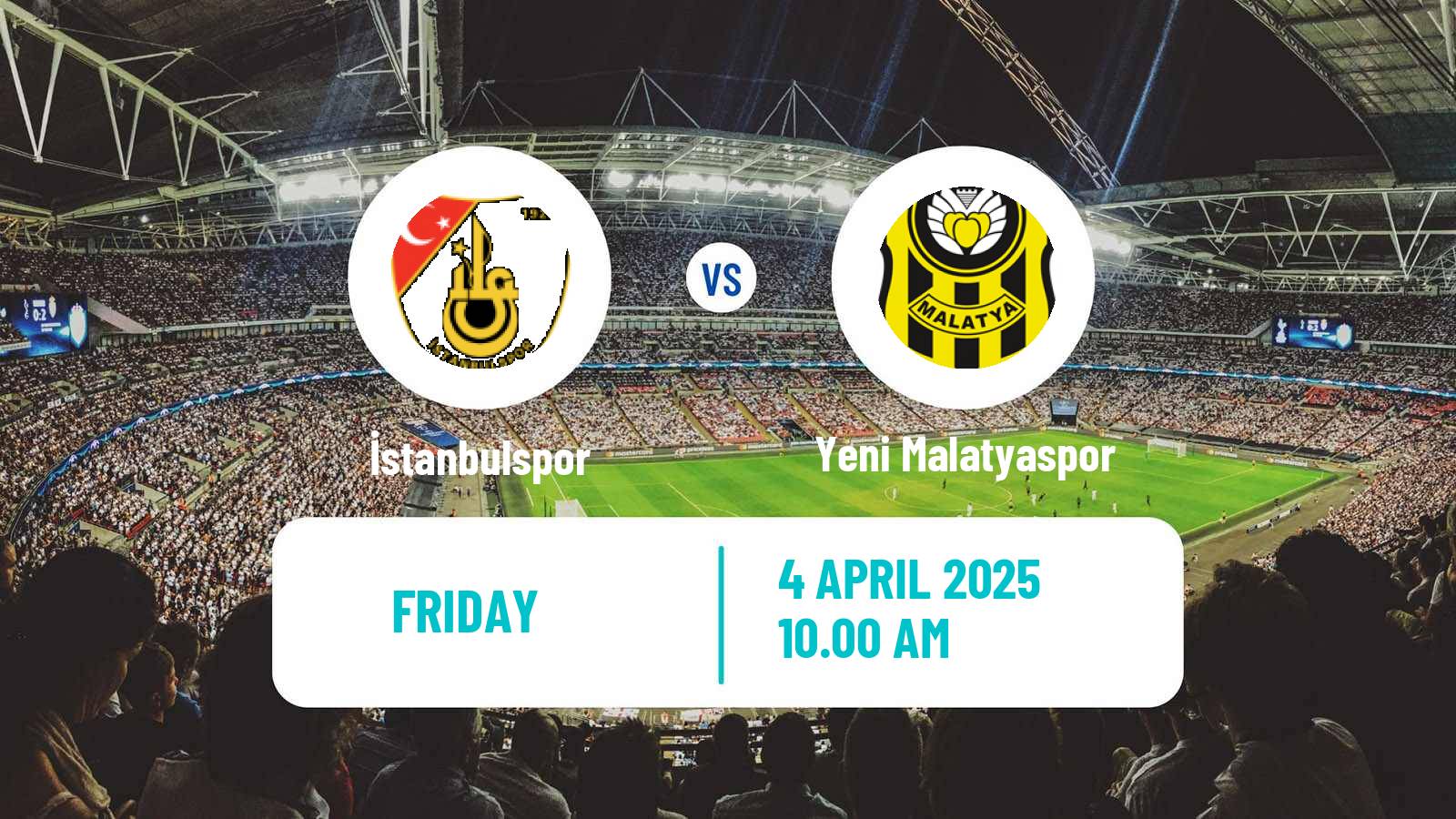 Soccer Turkish First League İstanbulspor - Yeni Malatyaspor
