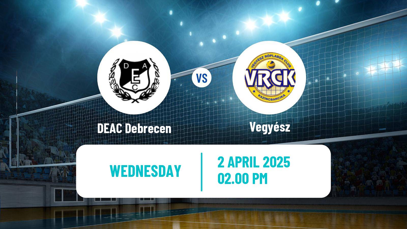 Volleyball Hungarian Extraliga Volleyball DEAC Debrecen - Vegyész