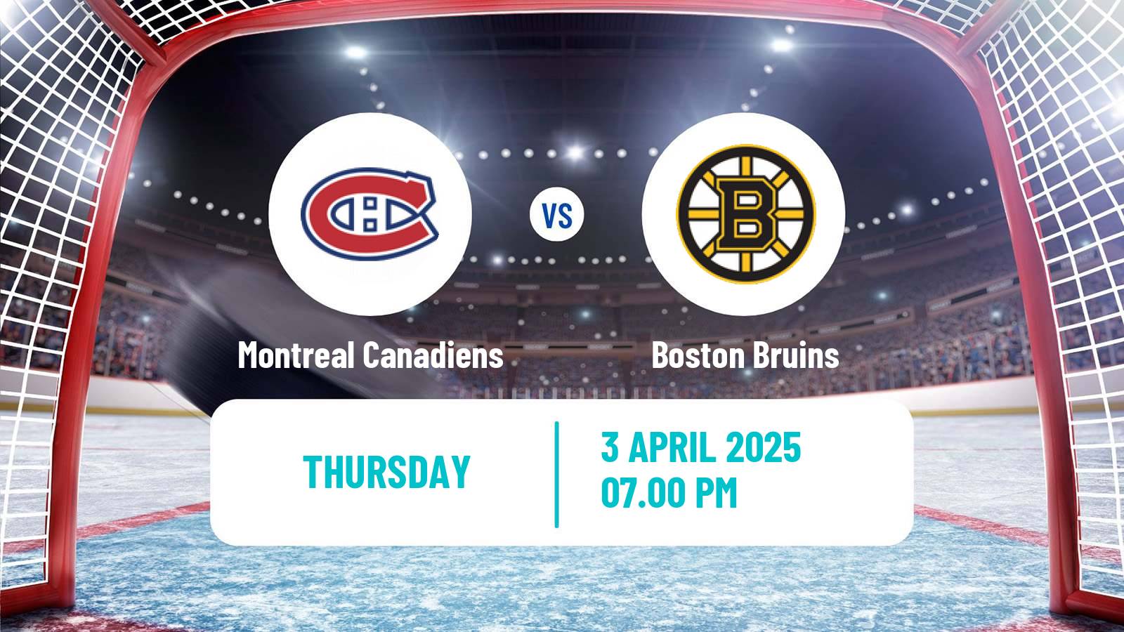Hockey NHL Montreal Canadiens - Boston Bruins