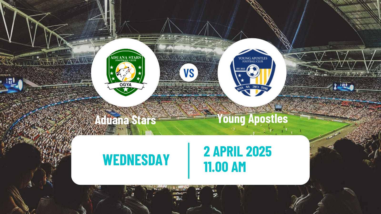Soccer Ghanaian Premier League Aduana Stars - Young Apostles