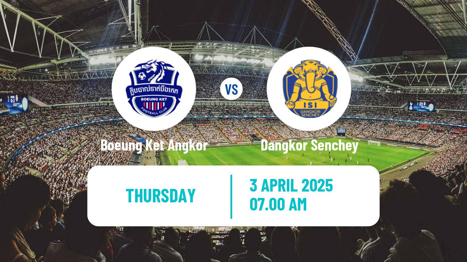 Soccer Cambodian Hun Sen Cup Boeung Ket Angkor - Dangkor Senchey