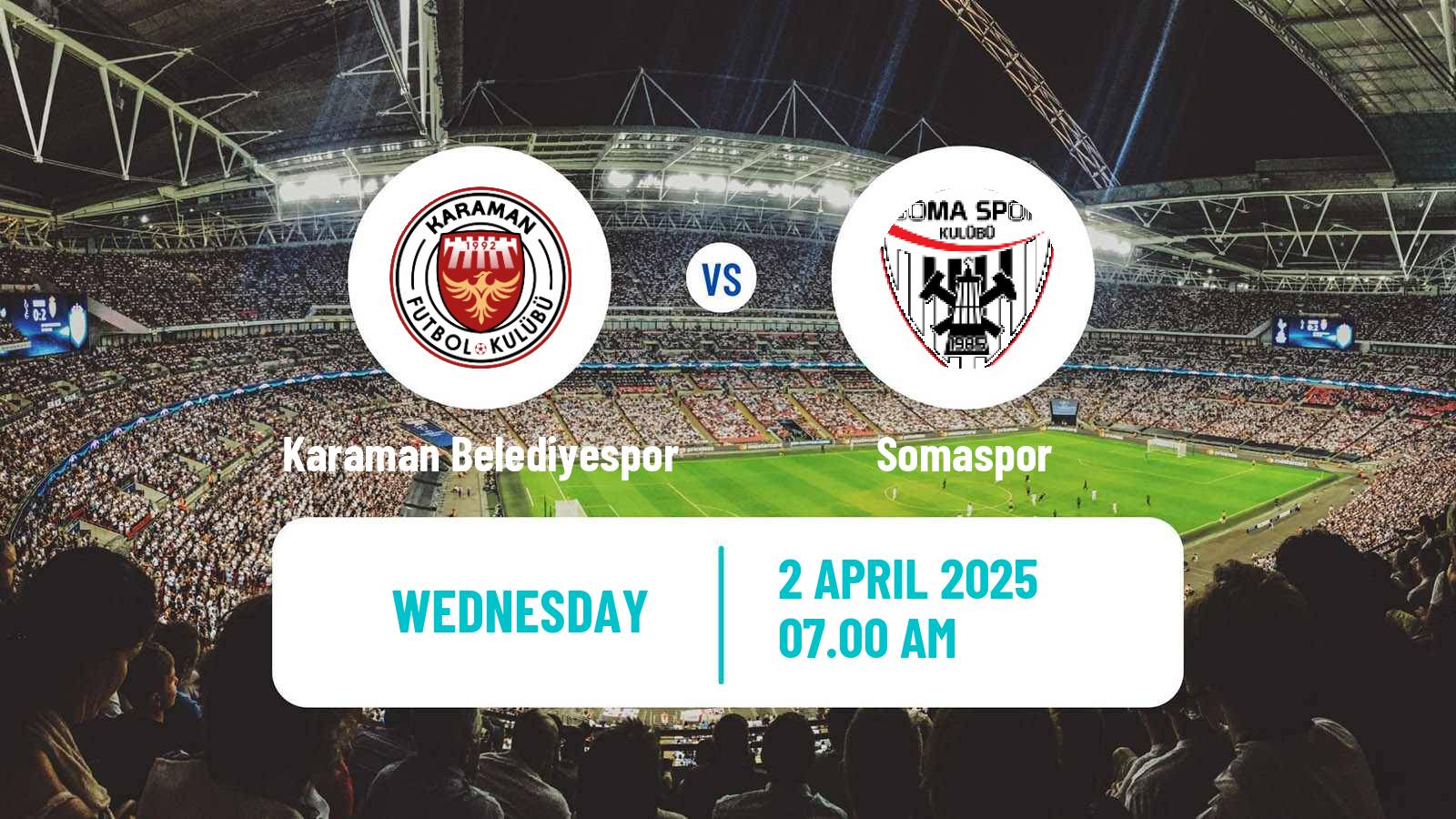 Soccer Turkish Second League Red Group Karaman Belediyespor - Somaspor