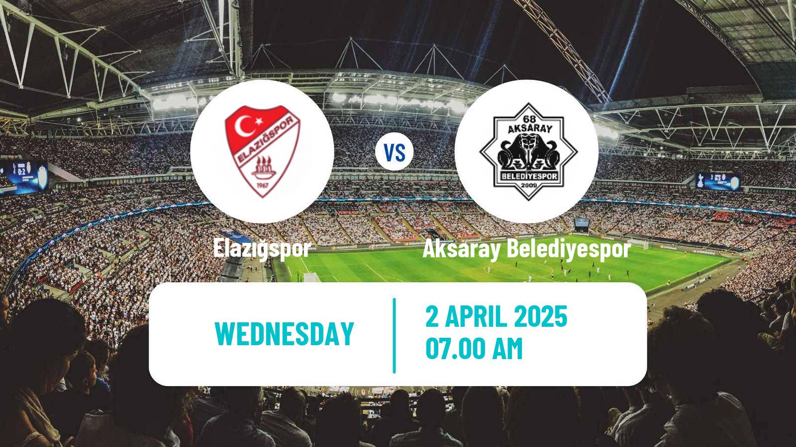 Soccer Turkish Second League Red Group Elazığspor - Aksaray Belediyespor