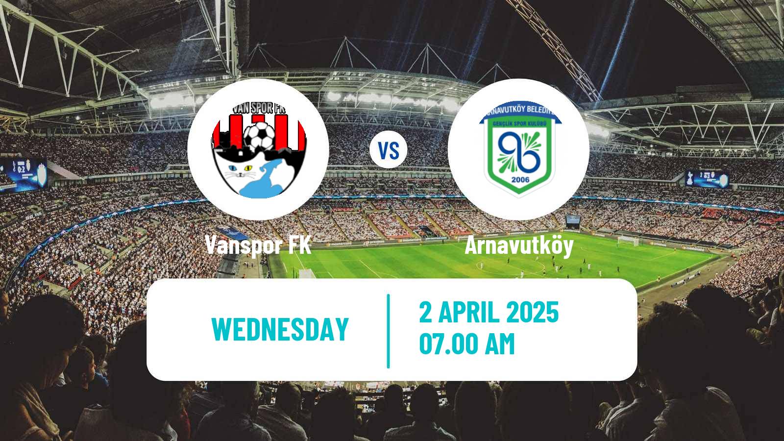 Soccer Turkish Second League Red Group Vanspor - Arnavutköy