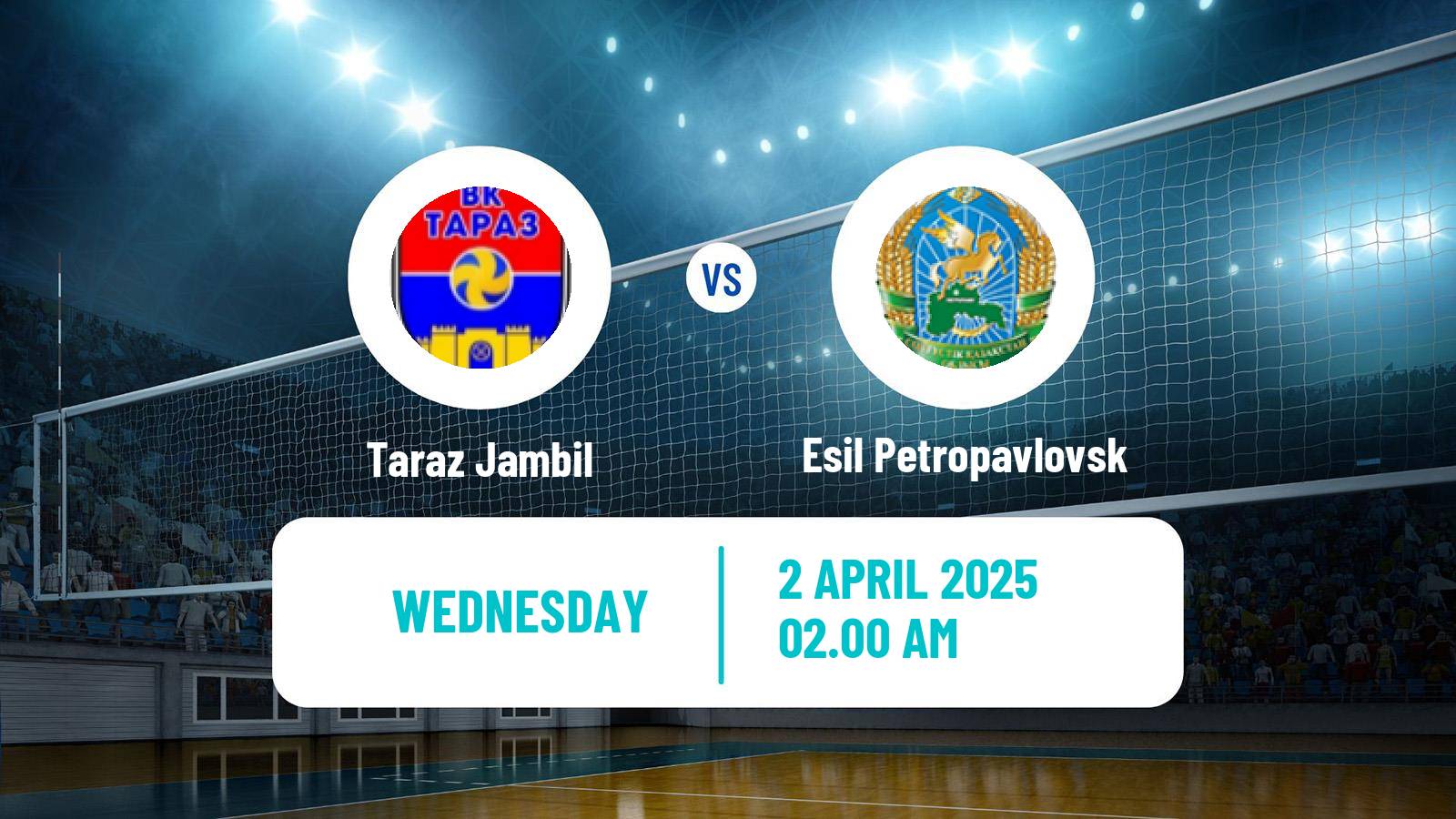 Volleyball Kazakh National League Volleyball Taraz Jambil - Esil Petropavlovsk