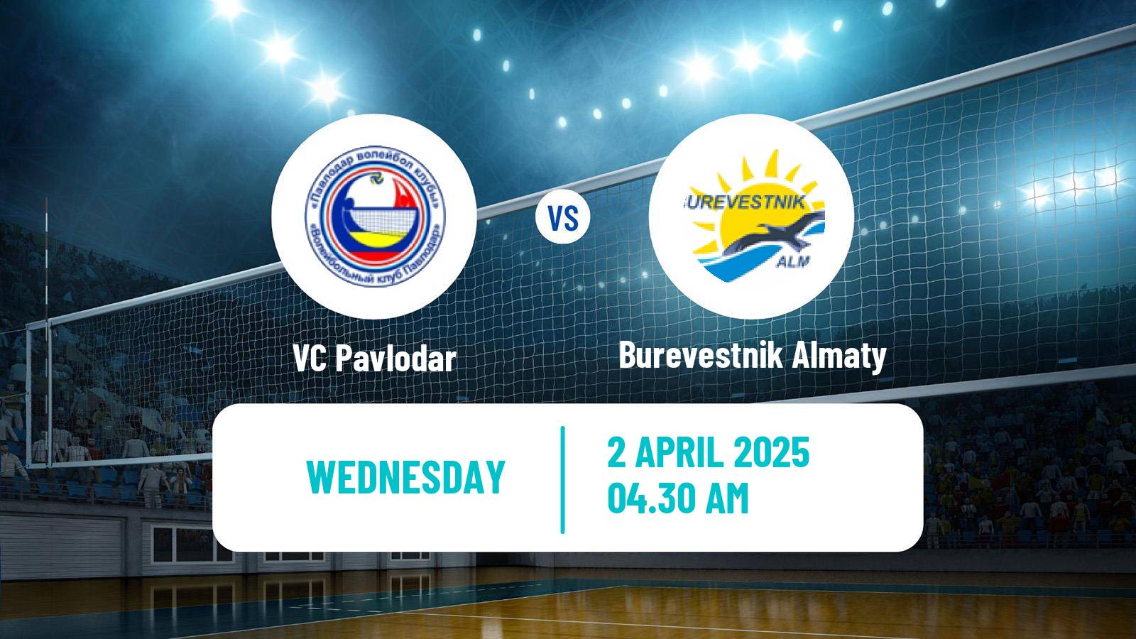 Volleyball Kazakh National League Volleyball Pavlodar - Burevestnik Almaty