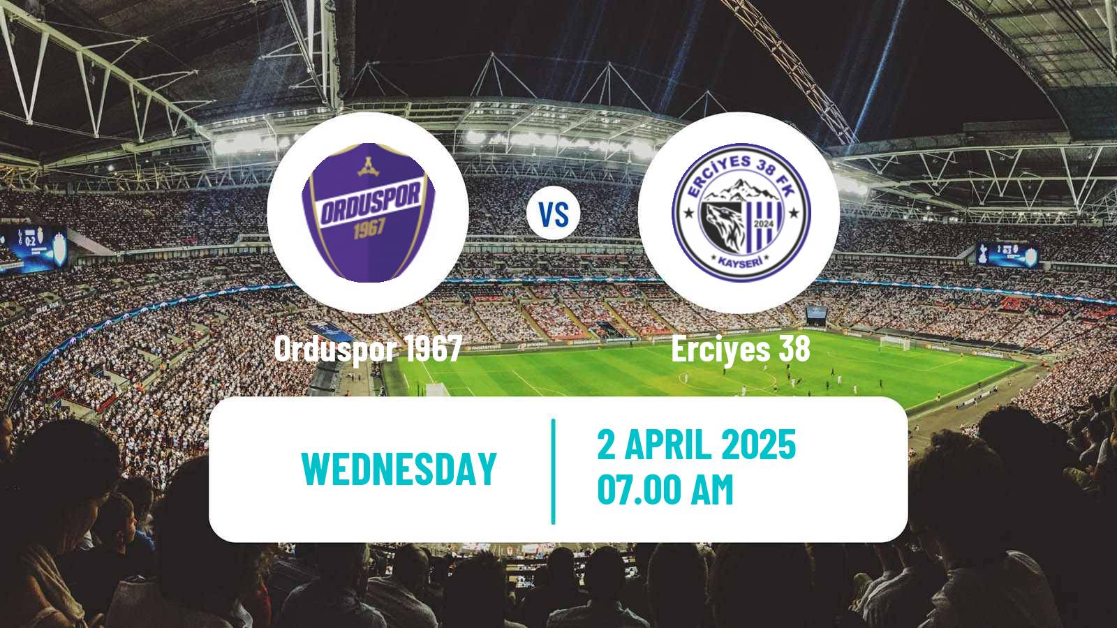 Soccer Turkish 3 Lig Group 4 Orduspor 1967 - Erciyes 38