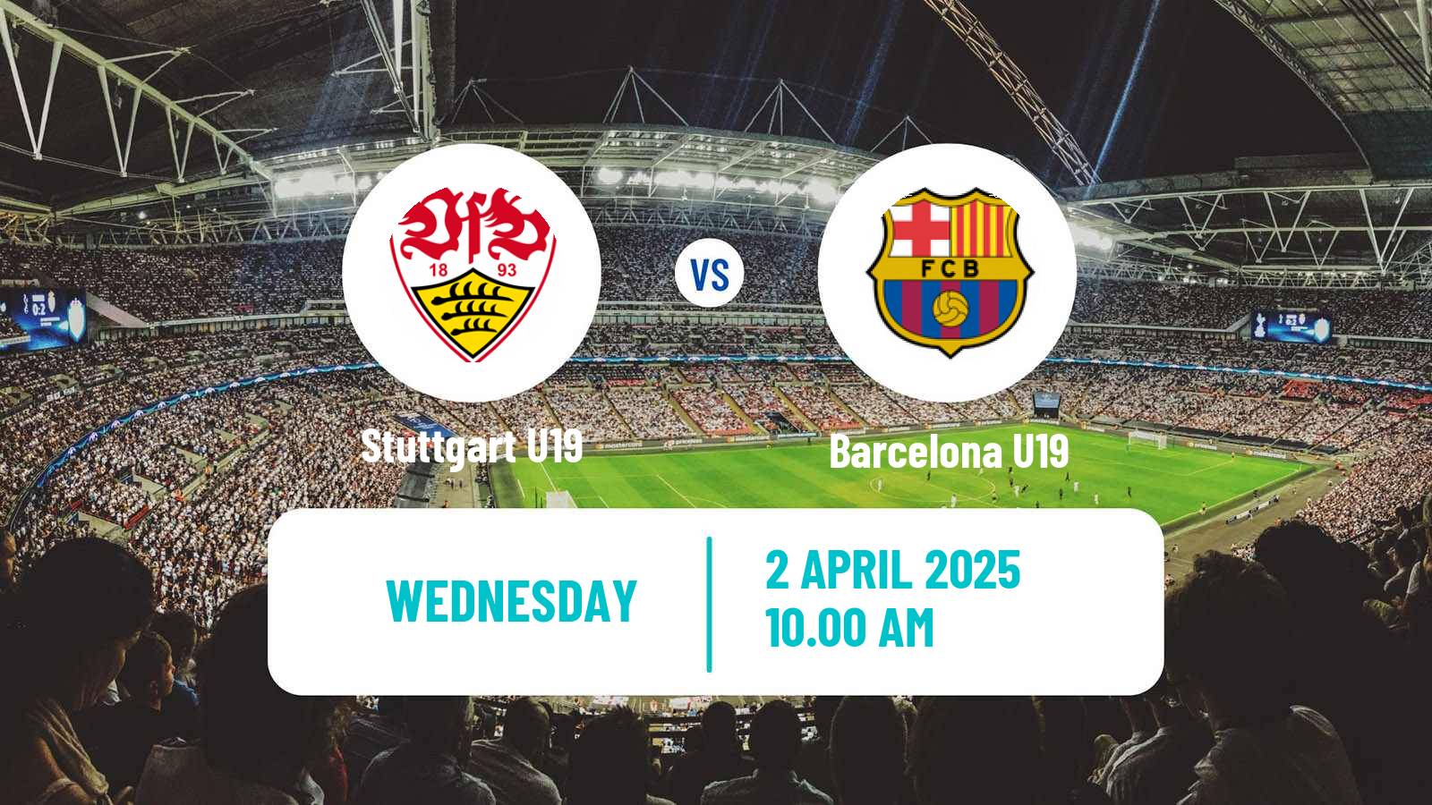 Soccer UEFA Youth League Stuttgart U19 - Barcelona U19
