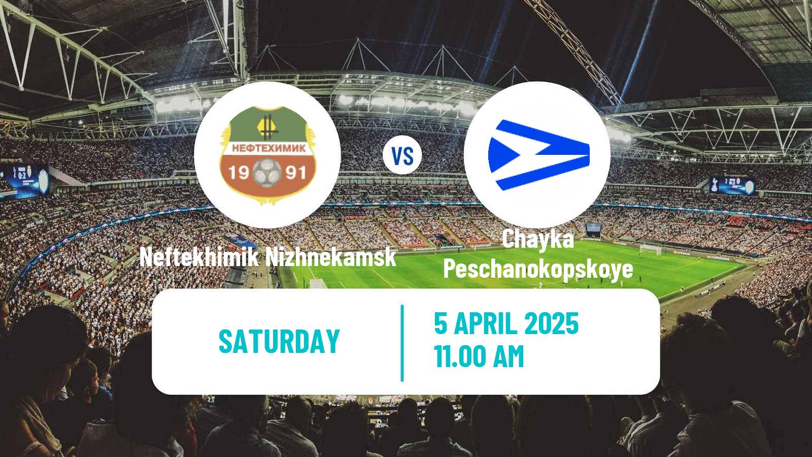 Soccer Russian FNL Neftekhimik Nizhnekamsk - Chayka Peschanokopskoye