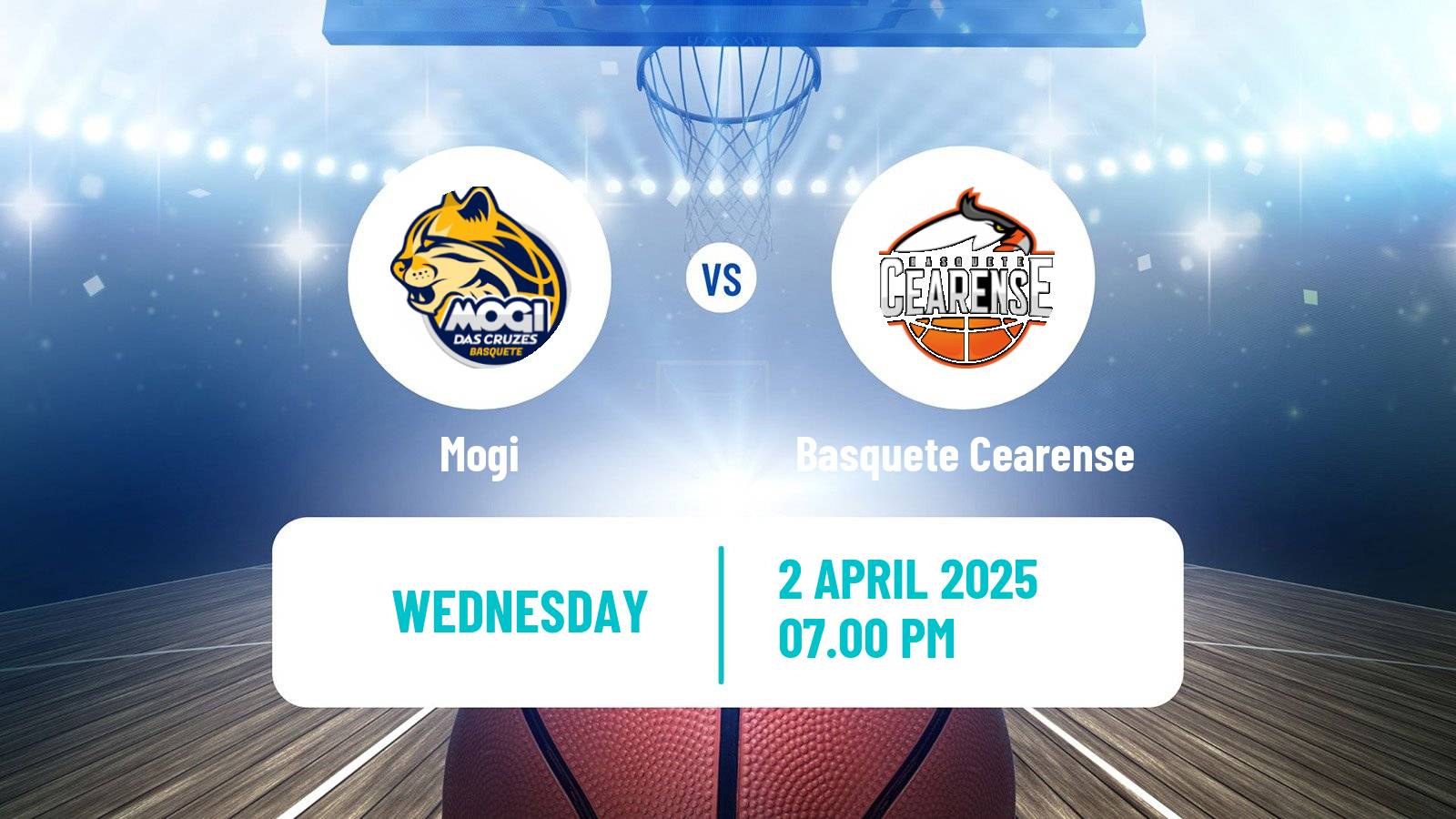 Basketball Brazilian NBB Mogi - Basquete Cearense