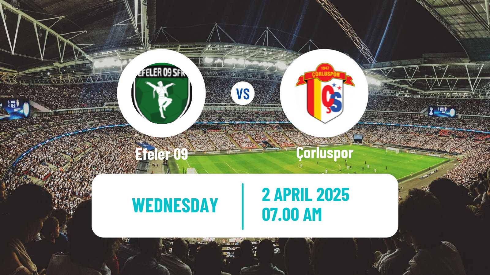 Soccer Turkish 3 Lig Group 3 Efeler 09 - Çorluspor