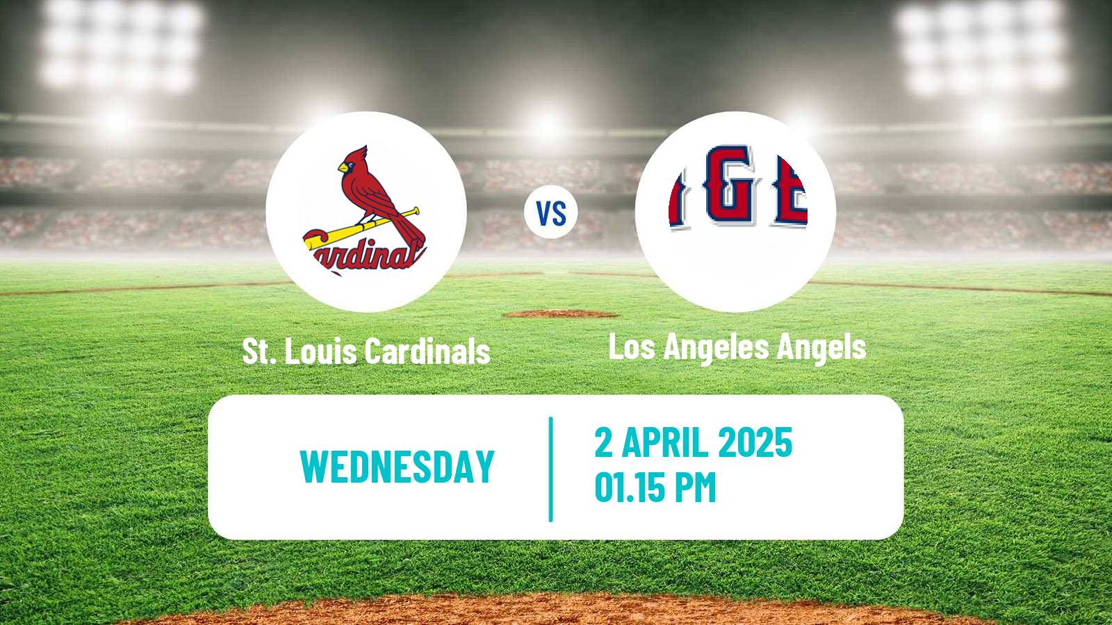 Baseball MLB St. Louis Cardinals - Los Angeles Angels
