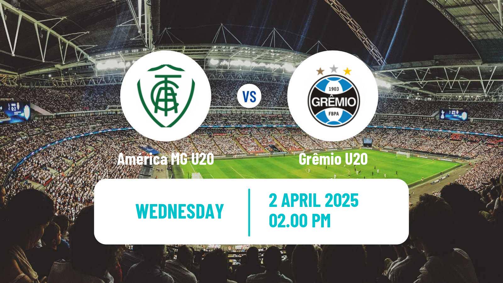 Soccer Brasileiro U20 América MG U20 - Grêmio U20