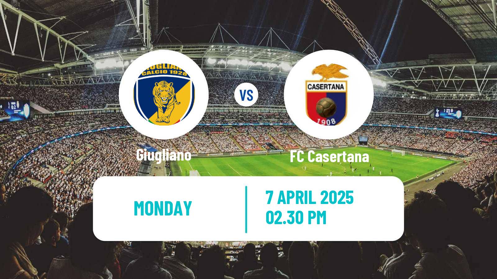 Soccer Italian Serie C Group C Giugliano - Casertana