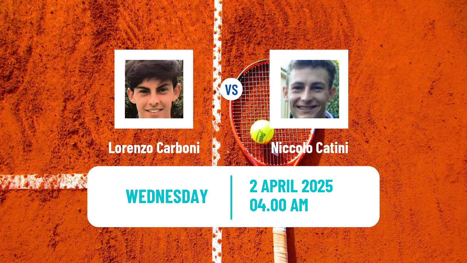 Tennis ITF M25 Santa Margherita Di Pula Men Lorenzo Carboni - Niccolo Catini