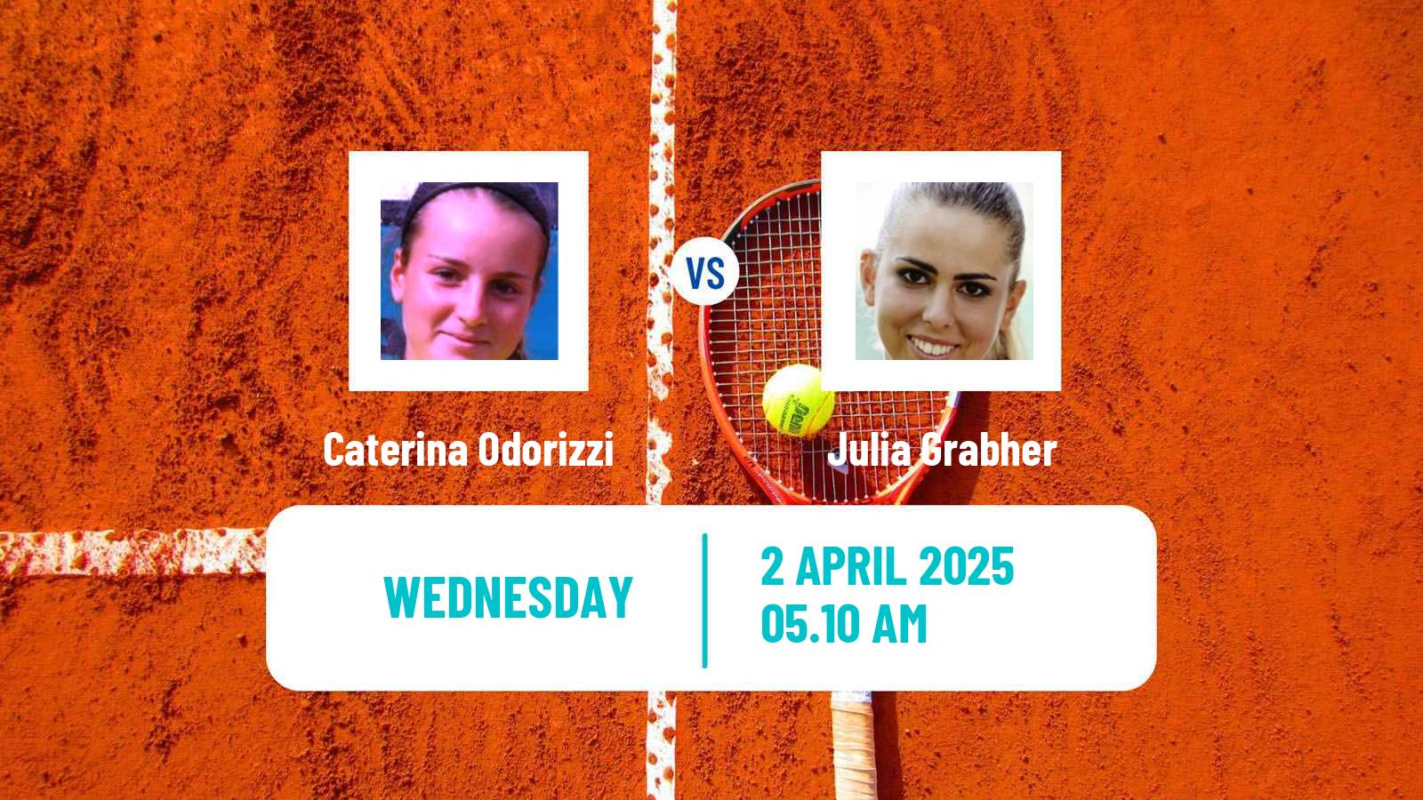 Tennis ITF W35 Santa Margherita Di Pula Women Caterina Odorizzi - Julia Grabher