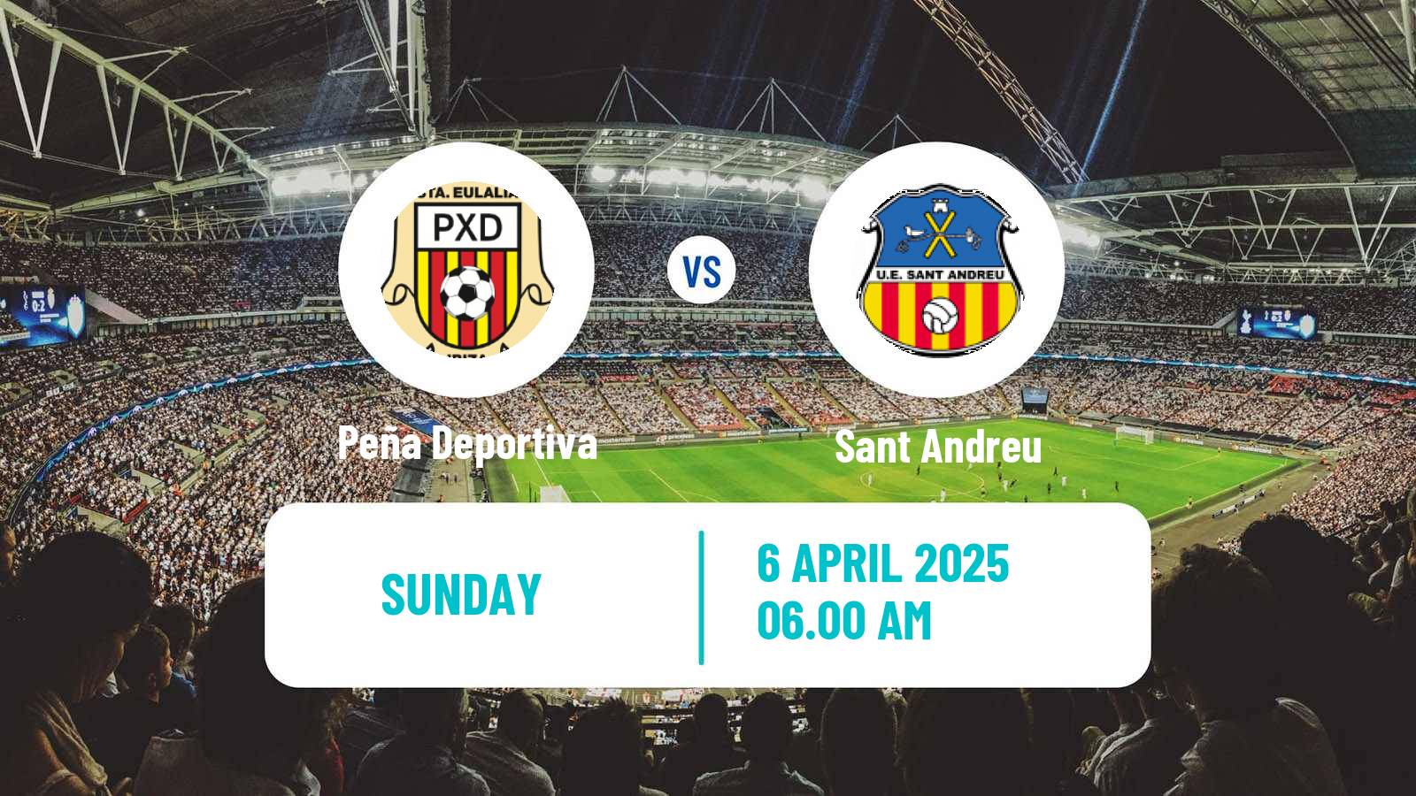 Soccer Spanish Segunda RFEF - Group 3 Peña Deportiva - Sant Andreu