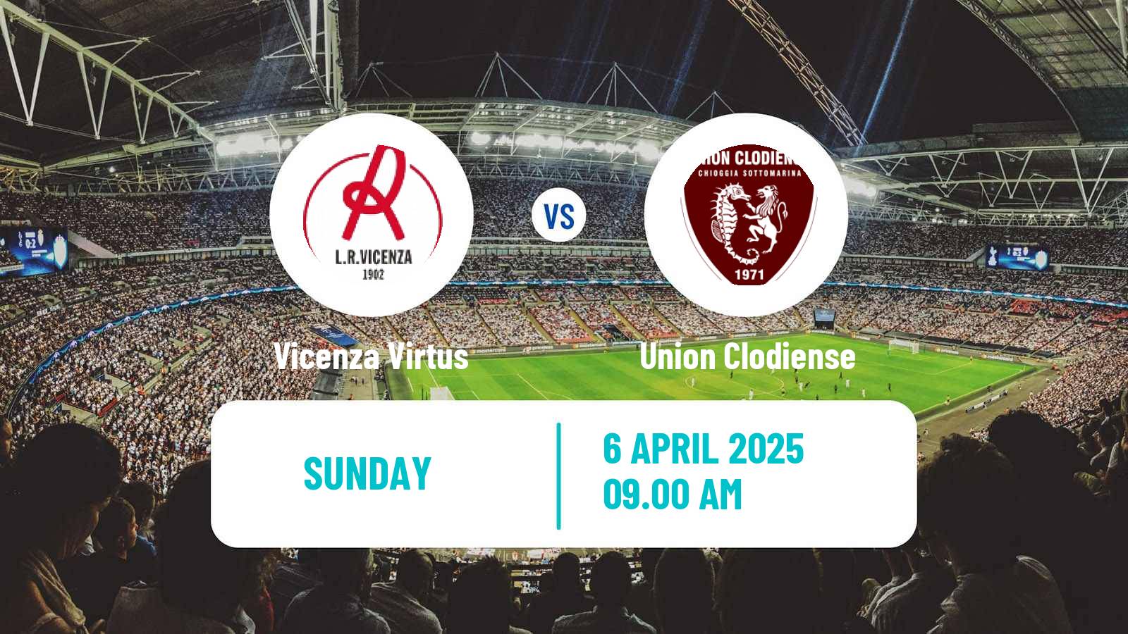 Soccer Italian Serie C Group A Vicenza Virtus - Union Clodiense